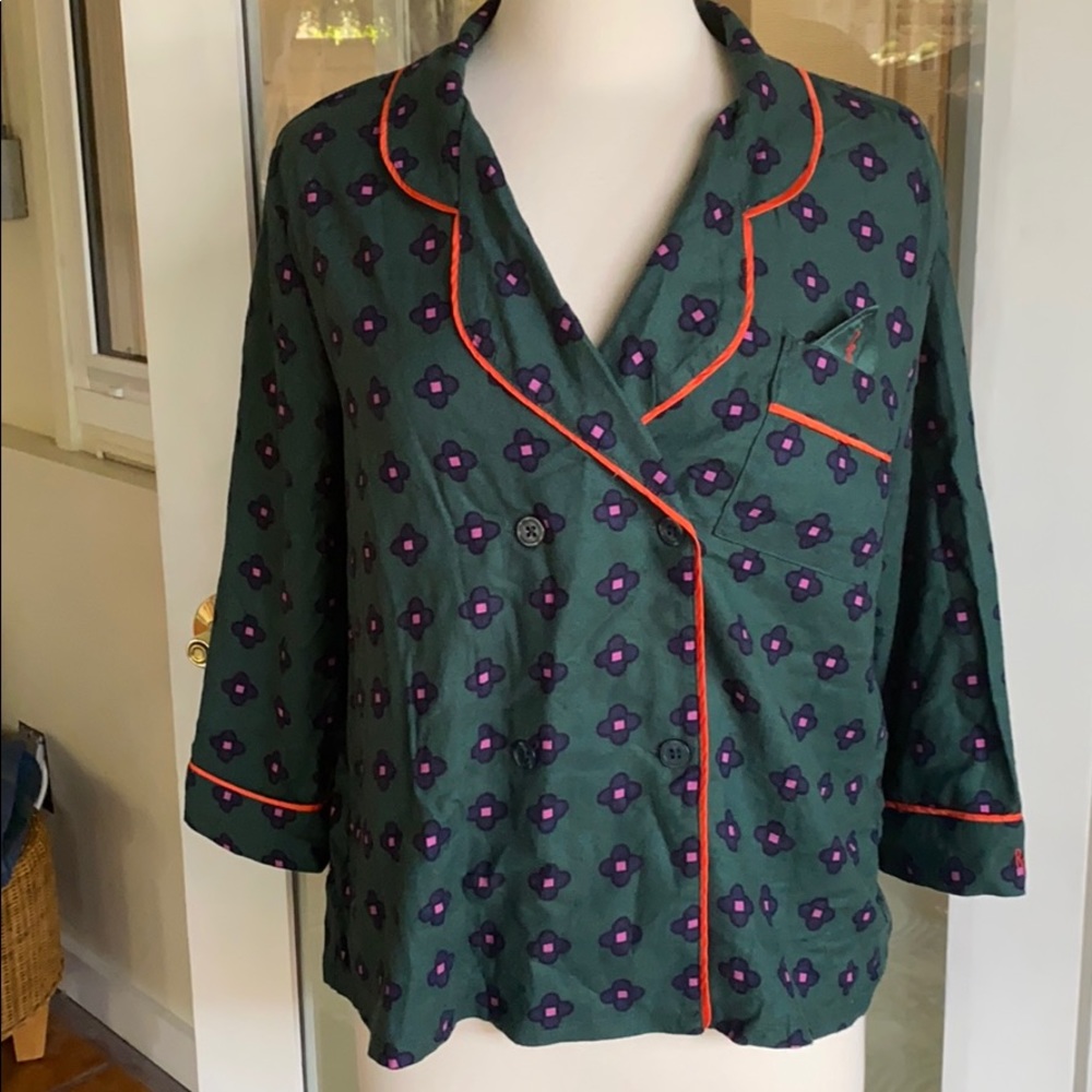 Room Service Nordstrom Pajama Top Flower